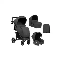 Netto Marken-Discount Kikkaboo Kombikinderwagen Madrid 3 in 1, Babyschale, Babywanne, faltbar, Tasche schwarz Angebot