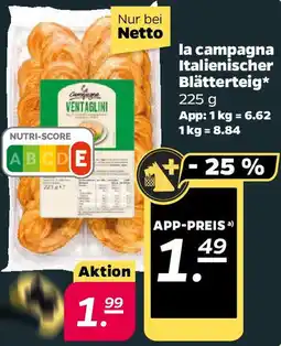 NETTO la campagna Italienischer Blätterteig Angebot