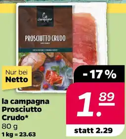 NETTO la campagna Prosciutto Crudo Angebot