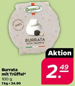 NETTO Burrata mit Trüffel Angebot