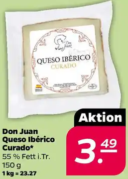NETTO Don Juan Queso Ibérico Curado Angebot