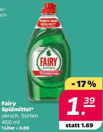 NETTO Fairy Spülmittel Angebot