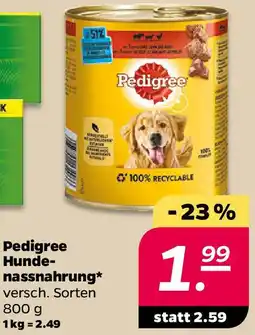 NETTO Pedigree Hundenassnahrung Angebot