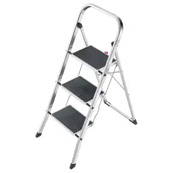 toom Baumarkt Hailo Trittleiter 'K70 StandardLine' 3 Stufen, silbern 70 cm Angebot