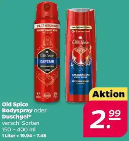 NETTO Old Spice Bodyspray oder Duschgel Angebot