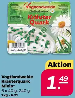 NETTO Vogtlandweide Kräuterquark Minis Angebot