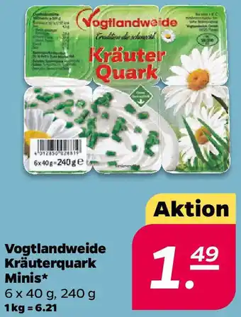 NETTO Vogtlandweide Kräuterquark Minis Angebot