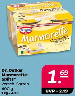 NETTO Dr. Oetker Marmorette Splits Angebot