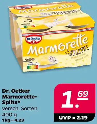 NETTO Dr. Oetker Marmorette Splits Angebot