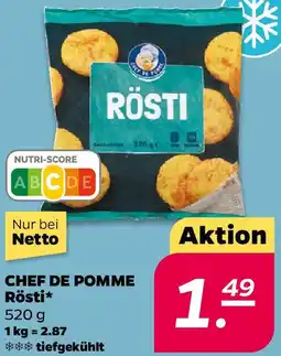 NETTO CHEF DE POMME Rösti Angebot