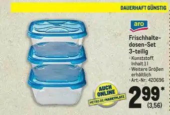 METRO Aro Frischhaltedosen-Set 3-teilig Angebot