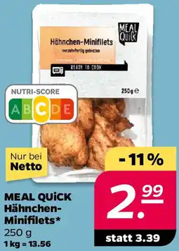 NETTO MEAL QUICK Hähnchen Minifilets Angebot