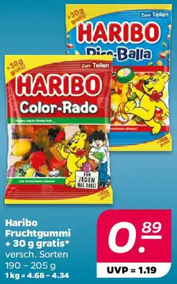 NETTO Haribo Fruchtgummi +30 g gratis Angebot