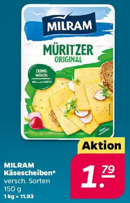 NETTO MILRAM Käsescheiben Angebot