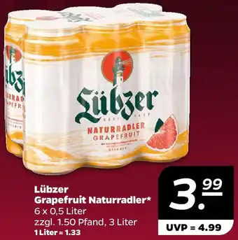 NETTO Lübzer Grapefruit Naturradler Angebot