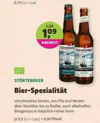 Denns BioMarkt Störtebeker Bier-spezialität Angebot