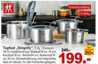 Möbel Inhofer Zwilling Topfset Simplify Angebot