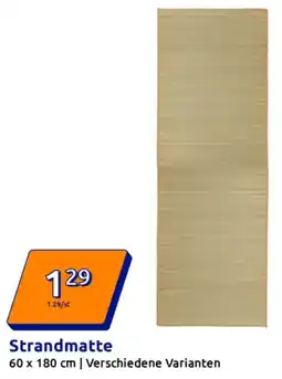 Action Strandmatte Angebot