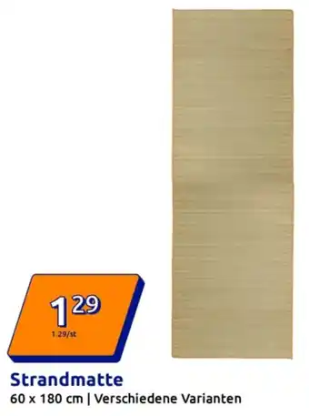 Action Strandmatte Angebot