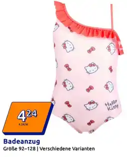 Action Badeanzug Angebot