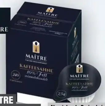 Handelshof Maître Kaffeesahne Angebot