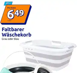Action Faltbarer Wäschekorb Angebot