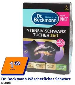 Action Dr. Beckmann Wäschetücher Schwarz Angebot
