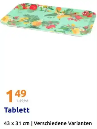 Action Tablett Angebot