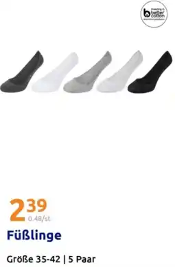 Action Füßlinge Angebot