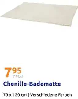 Action Chenille-Badematte Angebot