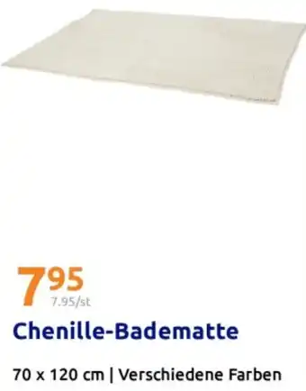 Action Chenille-Badematte Angebot