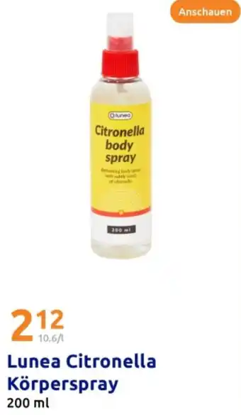 Action Lunea Citronella Körperspray Angebot