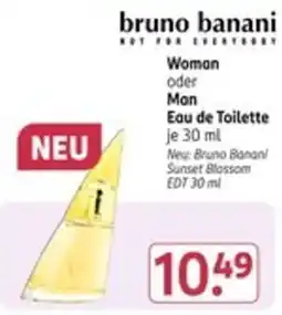 Rossmann bruno banani Woman oder Man Eau de Toilette Angebot