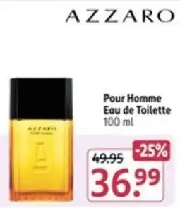 Rossmann AZZARO Pour Homme Eau de Toilette Angebot