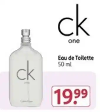 Rossmann ck one Eau de Toilette Angebot
