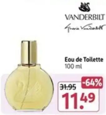 Rossmann VANDERBILT Eau de Toilette Angebot