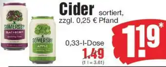 Edeka SOMERSBY Cider Angebot
