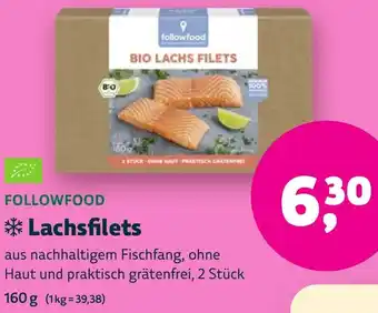 Aleco Biomarkt FOLLOWFOOD Lachsfilets Angebot