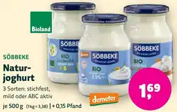 Aleco Biomarkt SÖBBEKE Naturjoghurt Angebot