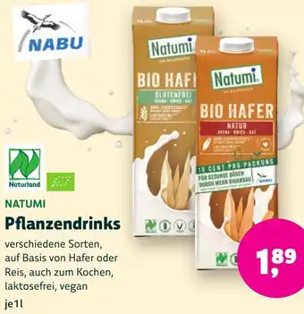 Aleco Biomarkt NATUMI Pflanzendrinks Angebot