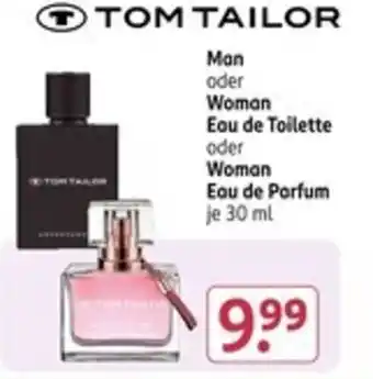 Rossmann TOM TAILOR Man oder Woman Eau de Toilette Woman Eau de Parfum Angebot