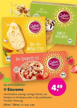 Aleco Biomarkt GELATO CLASSICO Eiscreme Angebot