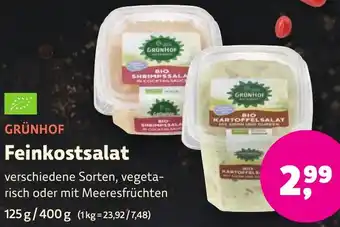 Aleco Biomarkt GRÜNHOF Feinkostsalat Angebot