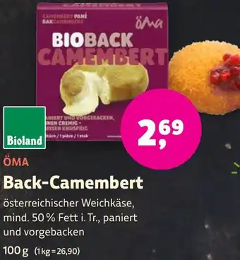 Aleco Biomarkt ÖMA Back-Camembert Angebot