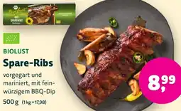 Aleco Biomarkt BIOLUST Spare-Ribs Angebot