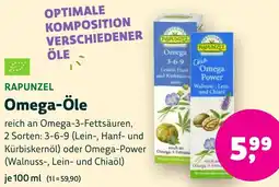 Aleco Biomarkt RAPUNZEL Omega-Öle Angebot