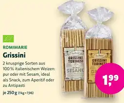 Aleco Biomarkt ROMIMARIE Grissini Angebot