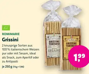 Aleco Biomarkt ROMIMARIE Grissini Angebot