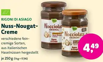 Aleco Biomarkt RIGONI DI ASIAGO Nuss-Nougat Creme Angebot