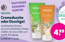 Aleco Biomarkt WELEDA Cremedusche oder Duschgel Angebot